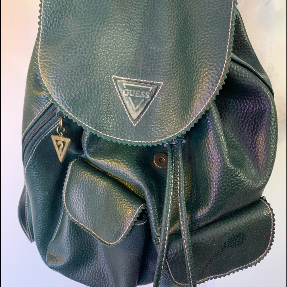 Vintage guess back pack with brown paisley lining!